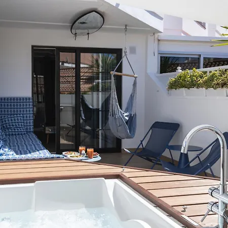 Modern, Design, Private Jacuzzi - 2 Terraces, 2 Beds - Wow - Christianos Апартаменты Лос Кристианос