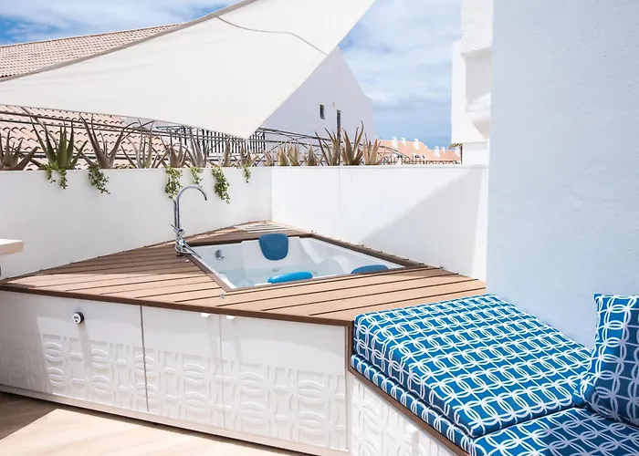 Modern, Design, Private Jacuzzi - 2 Terraces, 2 Beds - Wow - Christianos Apartmán Los Cristianos (Tenerife)